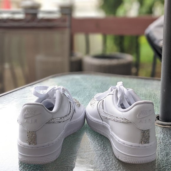 Custom Cyrstal Air Force 1s - Picture 4 of 4